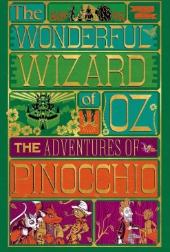 Adventures Of Pinocchio and Wonderful Wizard of Oz, (Minalima Edition)