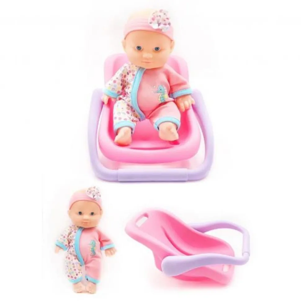 Baby Ellie Doll Mini In Car Seat 23 Cm