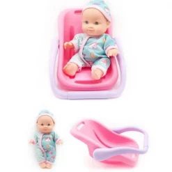 Baby Ellie Doll Mini In Car Seat 23 Cm