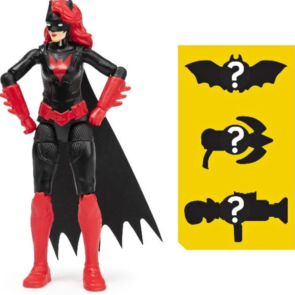Batman: 4-Inch Action Figure with 3 Mystery Accessories
