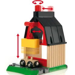 BRIO Farm Railway Set