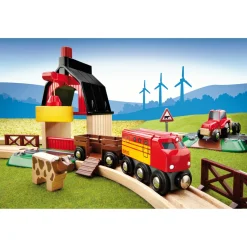 BRIO Farm Railway Set