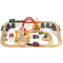 BRIO World Cargo Railway Deluxe Set