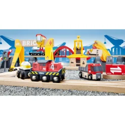BRIO World Cargo Railway Deluxe Set