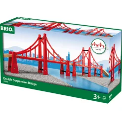 BRIO World Double Suspension Bridge