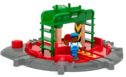 Brio World Railway Track - Turntable & Figure