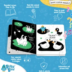 Ditty Bird - Black and White Animals