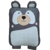 Embroidered Bear Cushion