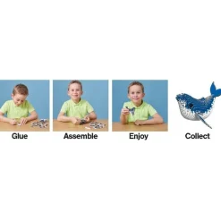 EUGY Humpback Whale 3D Craft Kit