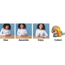 EUGY Mermaid 3D Craft Kit
