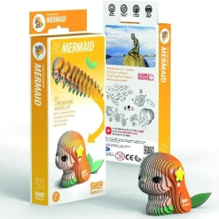 EUGY Mermaid 3D Craft Kit