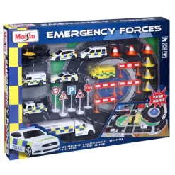 Fresh Metal Emergency Force Playset Inc Playmat
