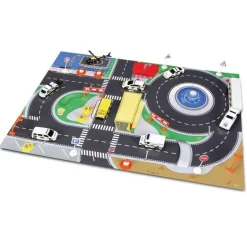 Fresh Metal Emergency Force Playset Inc Playmat