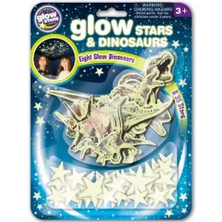 Glow Stars & Dinosaur Stickers