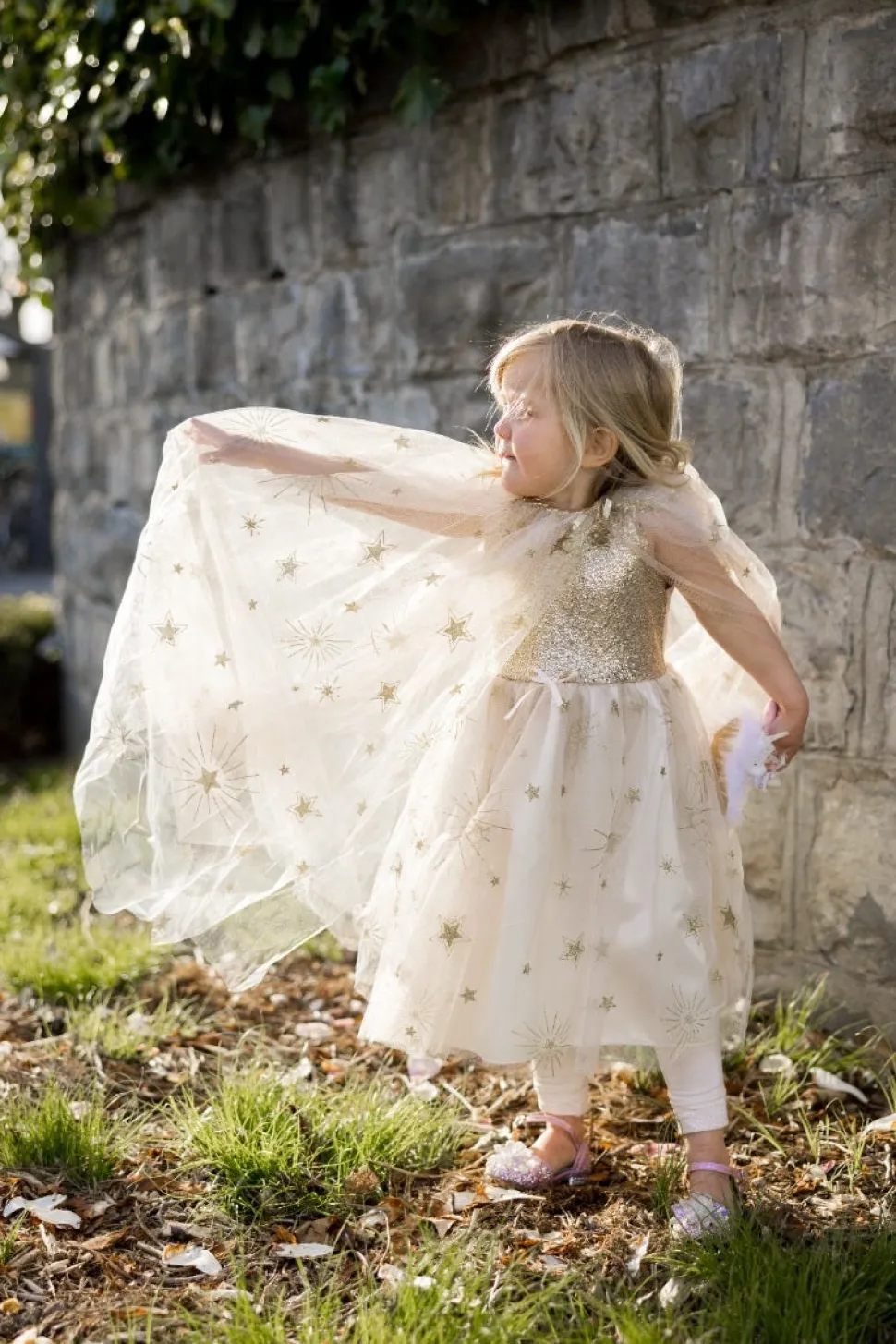 Golden Glam Princess Party Dress (3-4 years)