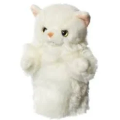 Hamleys® Arthur White Cat Hand Puppet