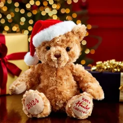 Hamleys Bear With Christmas Hat 23Cm