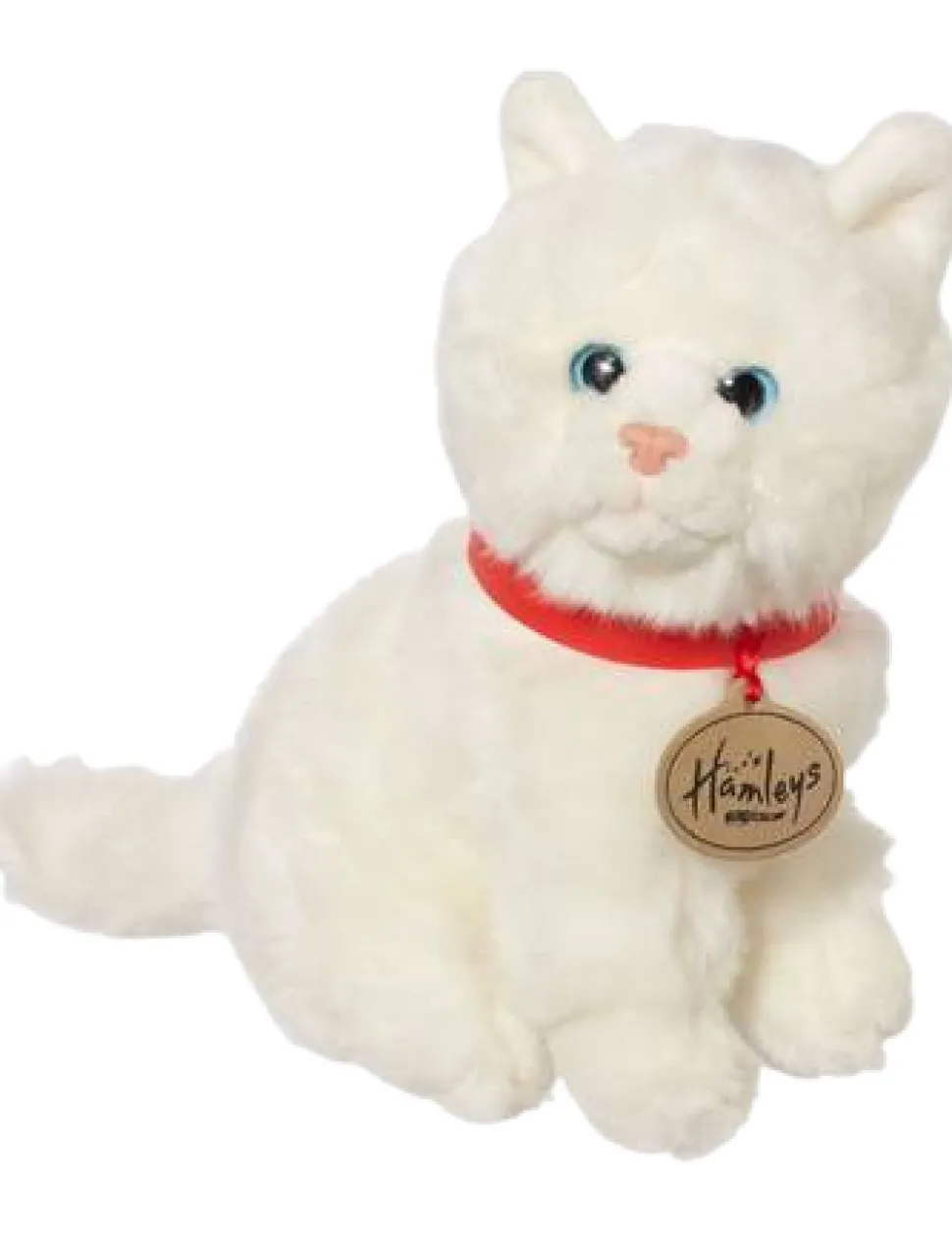 Hamleys® Sitting White Cat Soft Toy