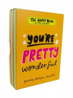 Happy News You'Re Pretty Wonderful Chocolate Box 86G X 12