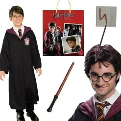 Harry Potter: Deluxe Robe with Glasses and Wand, 3-4 Years
