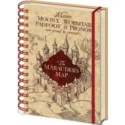 Harry Potter Marauders Map A5 Lined Notebook