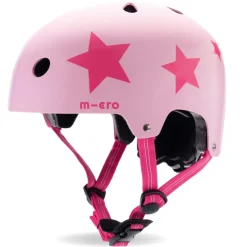 Helmet Pink Star Medium (55-58cm)