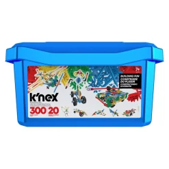 K'Nex Classics 300 Pc/ 20 Model Building Fun Tub (Blue Tub)