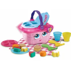 LeapFrog Pink Shapes & Sharing Picnic Basket
