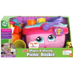 LeapFrog Pink Shapes & Sharing Picnic Basket