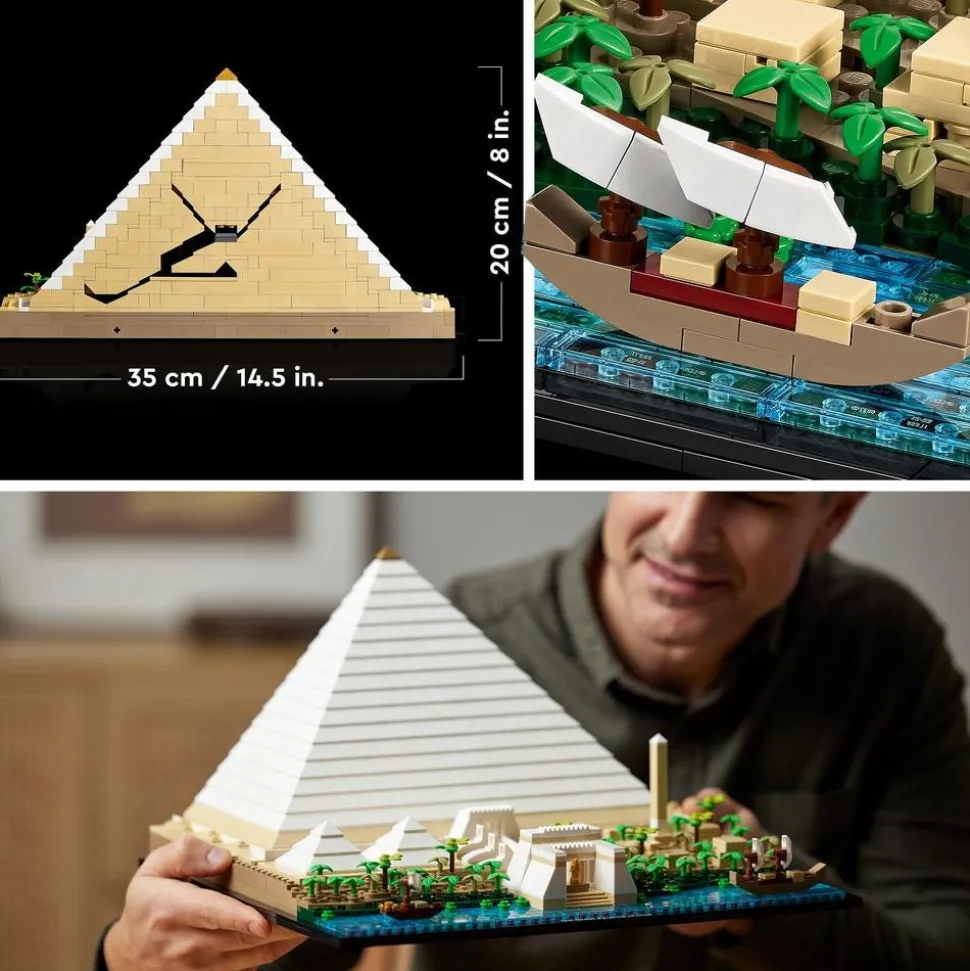 LEGO® 21058 Architecture Great Pyramid of Giza Set for Adults