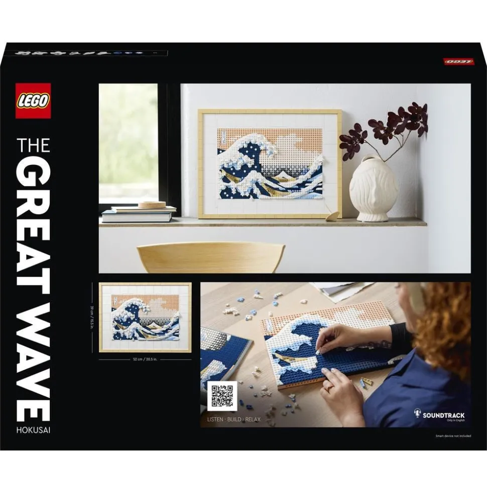 LEGO® 31208 ART Hokusai – The Great Wave Wall Art Adults Set
