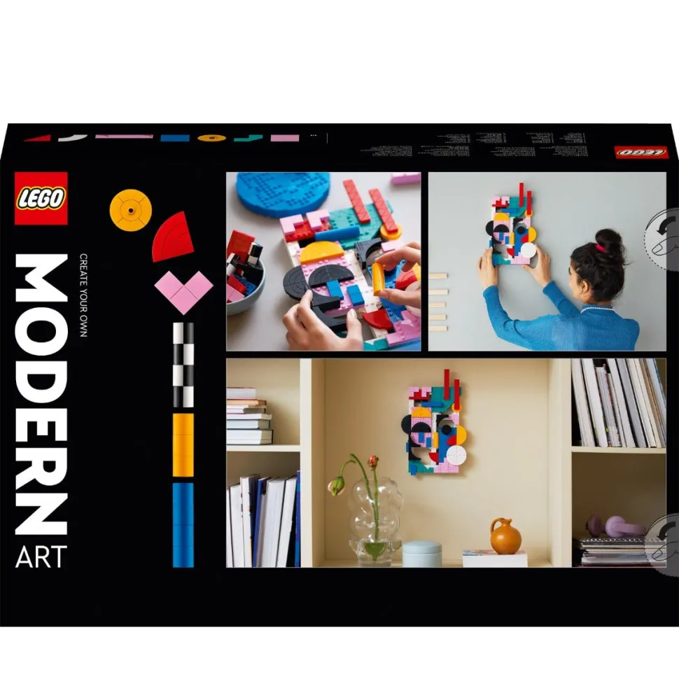 LEGO® 31210 Art Modern Art Colourful Abstract Wall Canvas Set