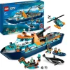 LEGO® 60368 City Arctic Explorer Ship, Big Floating Boat Toy