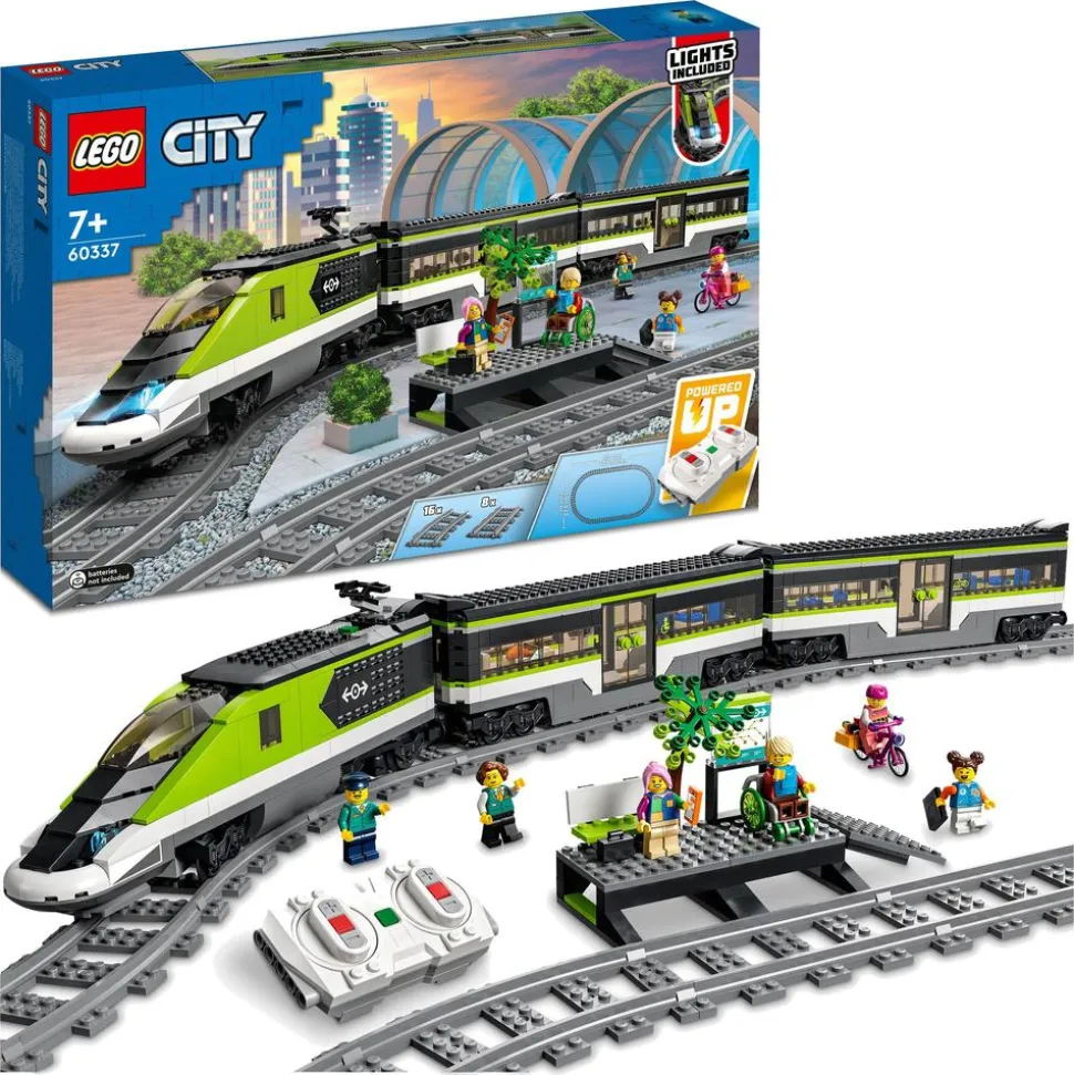 LEGO® 60337 City Express Passenger Train Toy RC Lights Set