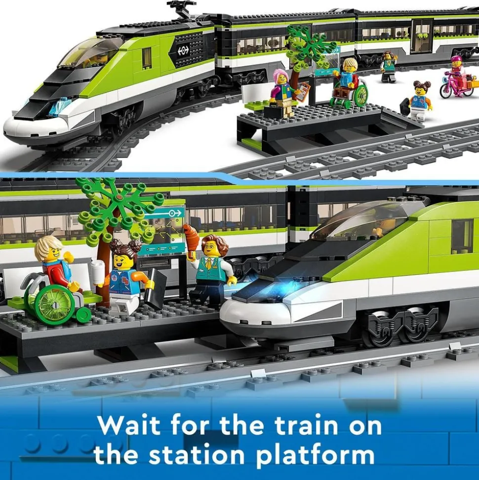 LEGO® 60337 City Express Passenger Train Toy RC Lights Set