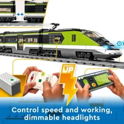 LEGO® 60337 City Express Passenger Train Toy RC Lights Set