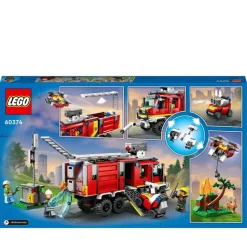LEGO® 60374 City Fire Command Unit Set With Fire Engine Toy