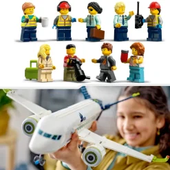 LEGO® 60367 City Passenger Aeroplane Toy & 4 Airport Vehicles