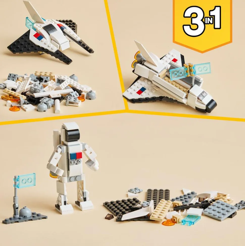LEGO® 31134 Creator 3 in 1 Space Shuttle & Spaceship Toys