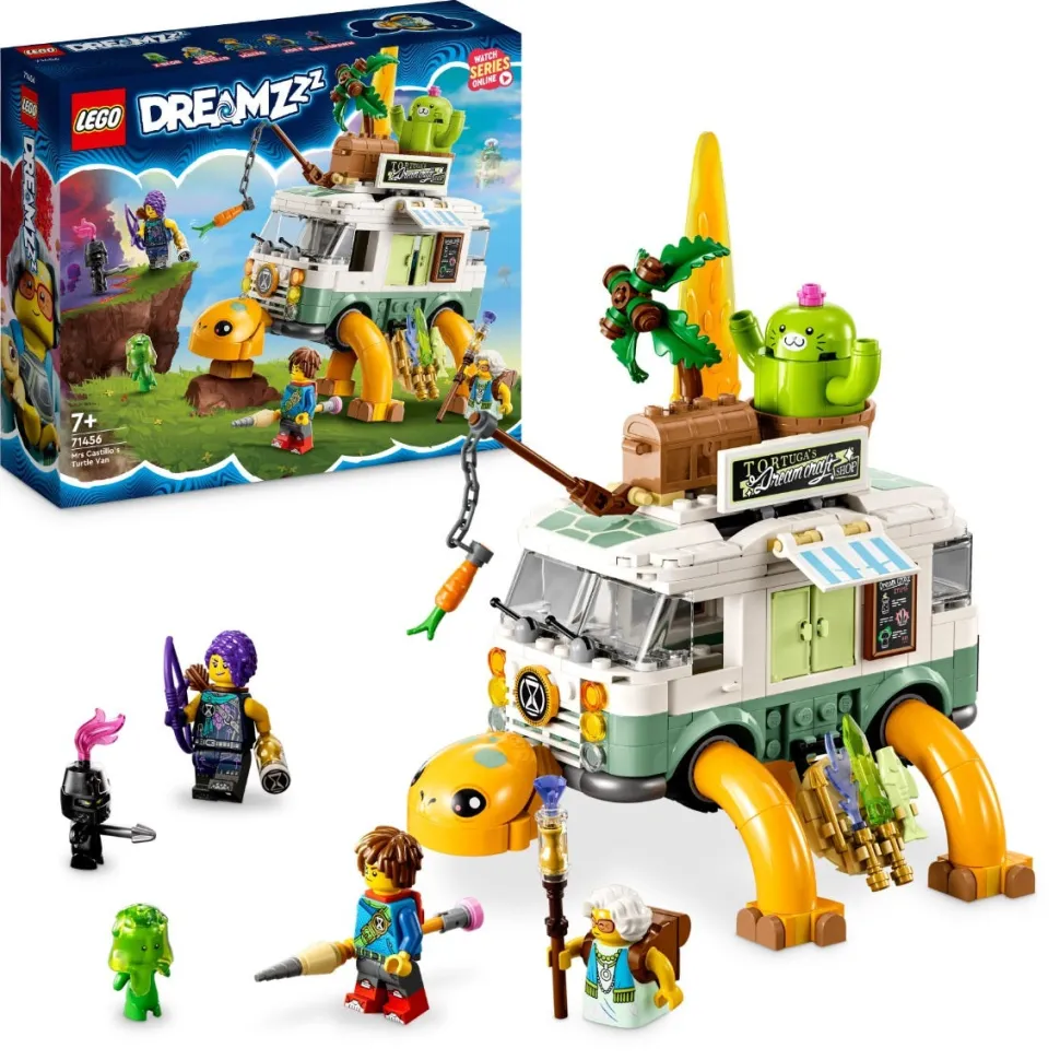 LEGO® 71456 Dreamzzz Mrs. Castillo's Turtle Van Toy Camper Set