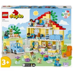 LEGO® 10994 DUPLO 3in1 Family House Toy for Toddlers Aged 3+