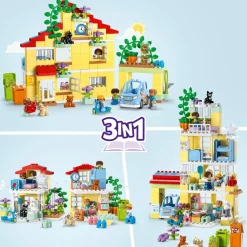 LEGO® 10994 DUPLO 3in1 Family House Toy for Toddlers Aged 3+