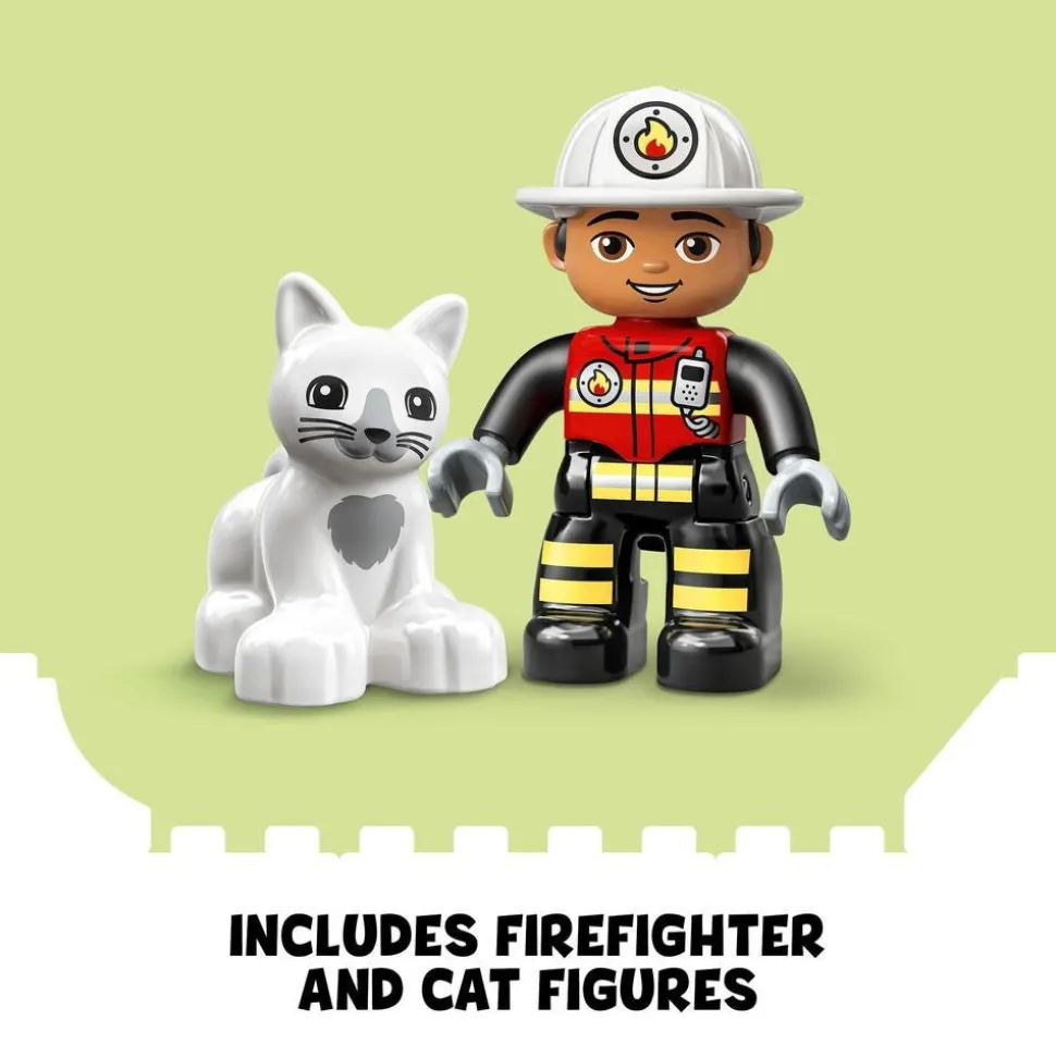 LEGO® 10969 Duplo Rescue Fire Engine Toy with Lights & Sound