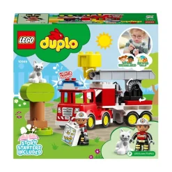 LEGO® 10969 Duplo Rescue Fire Engine Toy with Lights & Sound