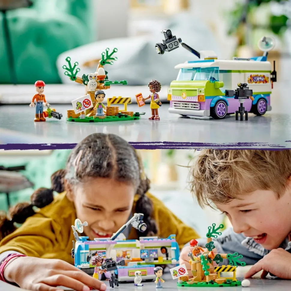 LEGO® 41749 Friends Newsroom Van Animal Rescue Toy Playset