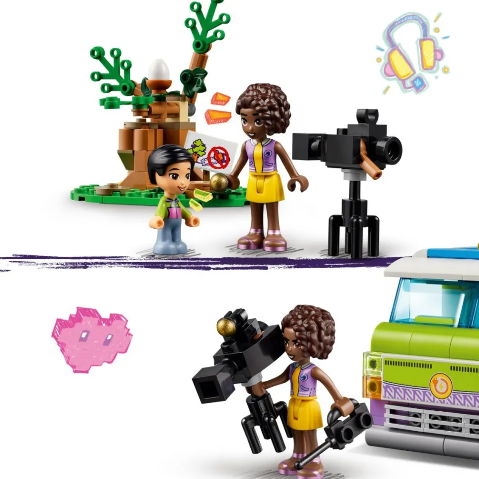 LEGO® 41749 Friends Newsroom Van Animal Rescue Toy Playset