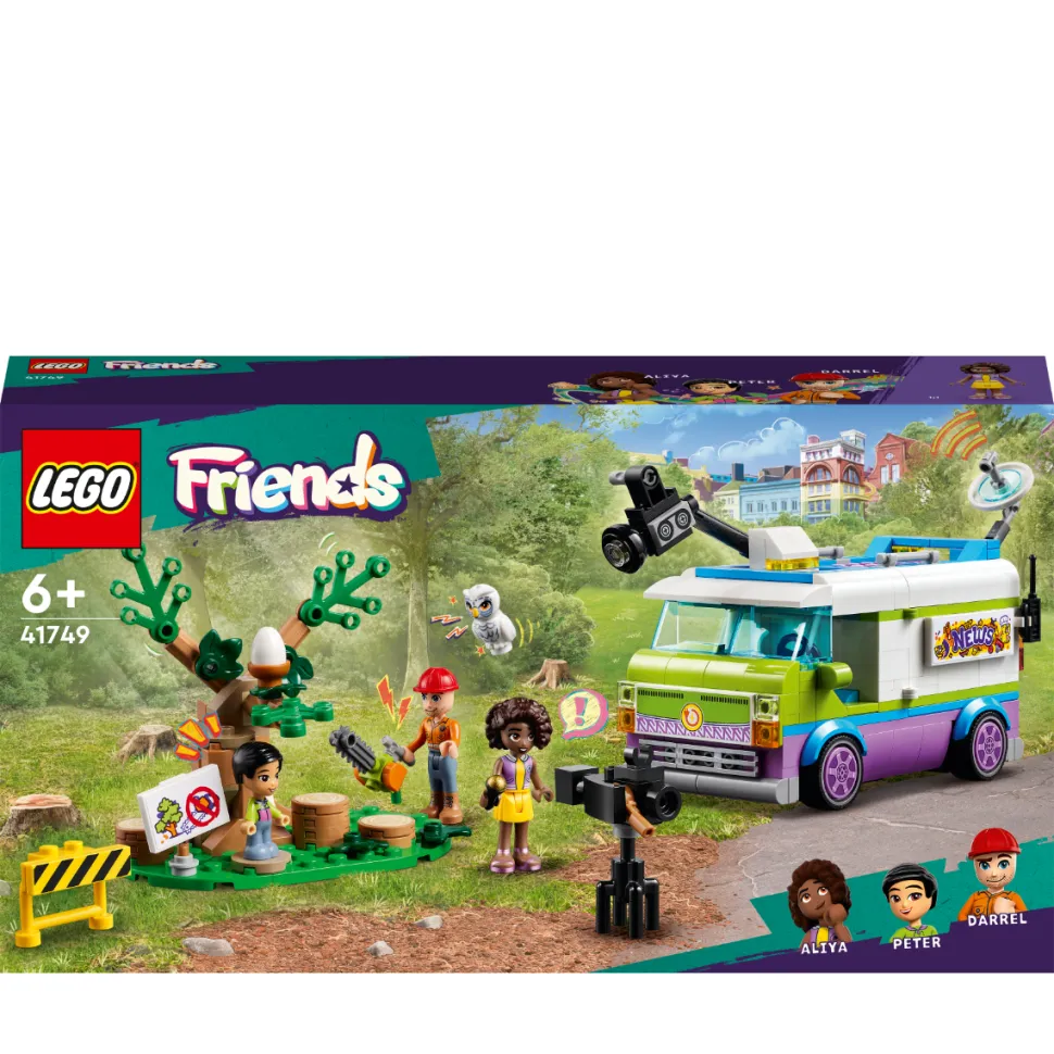 LEGO® 41749 Friends Newsroom Van Animal Rescue Toy Playset