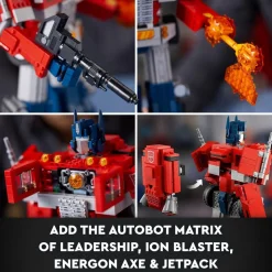 LEGO® 10302 Icons Optimus Prime, Transformers Robot Model Set