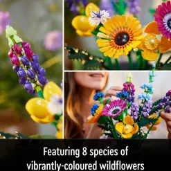 LEGO® 10313 Icons Wildflower Bouquet Flowers Set for Adults