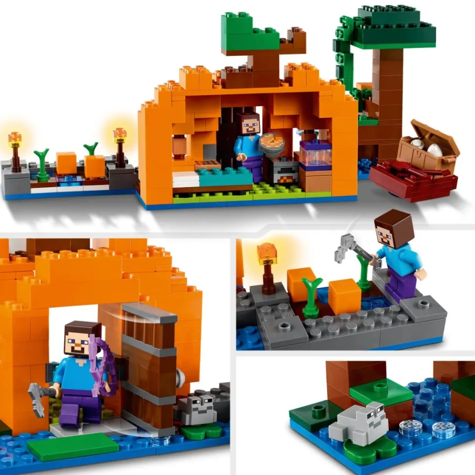 LEGO® 21248 Minecraft The Pumpkin Farm Set With Steve Figure